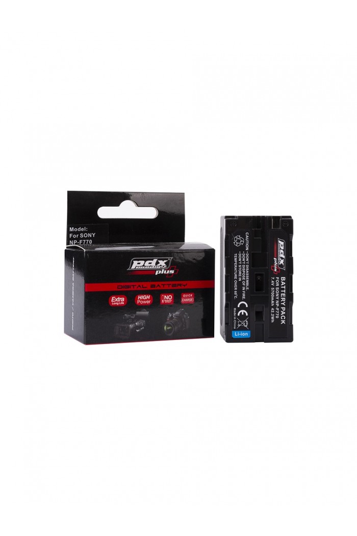 Deyatech Pdx NP-F770 Batarya Pil 5700mAh MC1000 MC1500 MC2000 MC2500 HDV