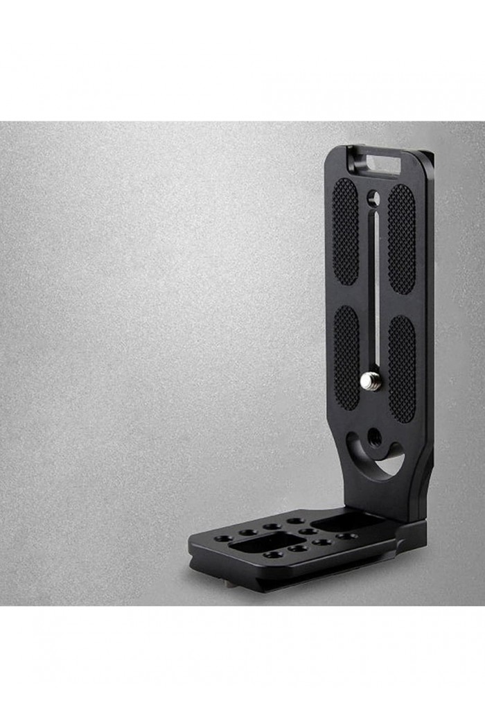 Deyatech Dslr Kamera L Braketi Lastik Pedli Manzara ve Portre Fotoğrafçılığı Için L Braket Plakası